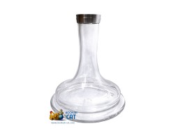 Колба для кальяна Union Hookah Fibonacci Clear Click (Юнион Хука Фибоначчи Прозрачная на резьбе)